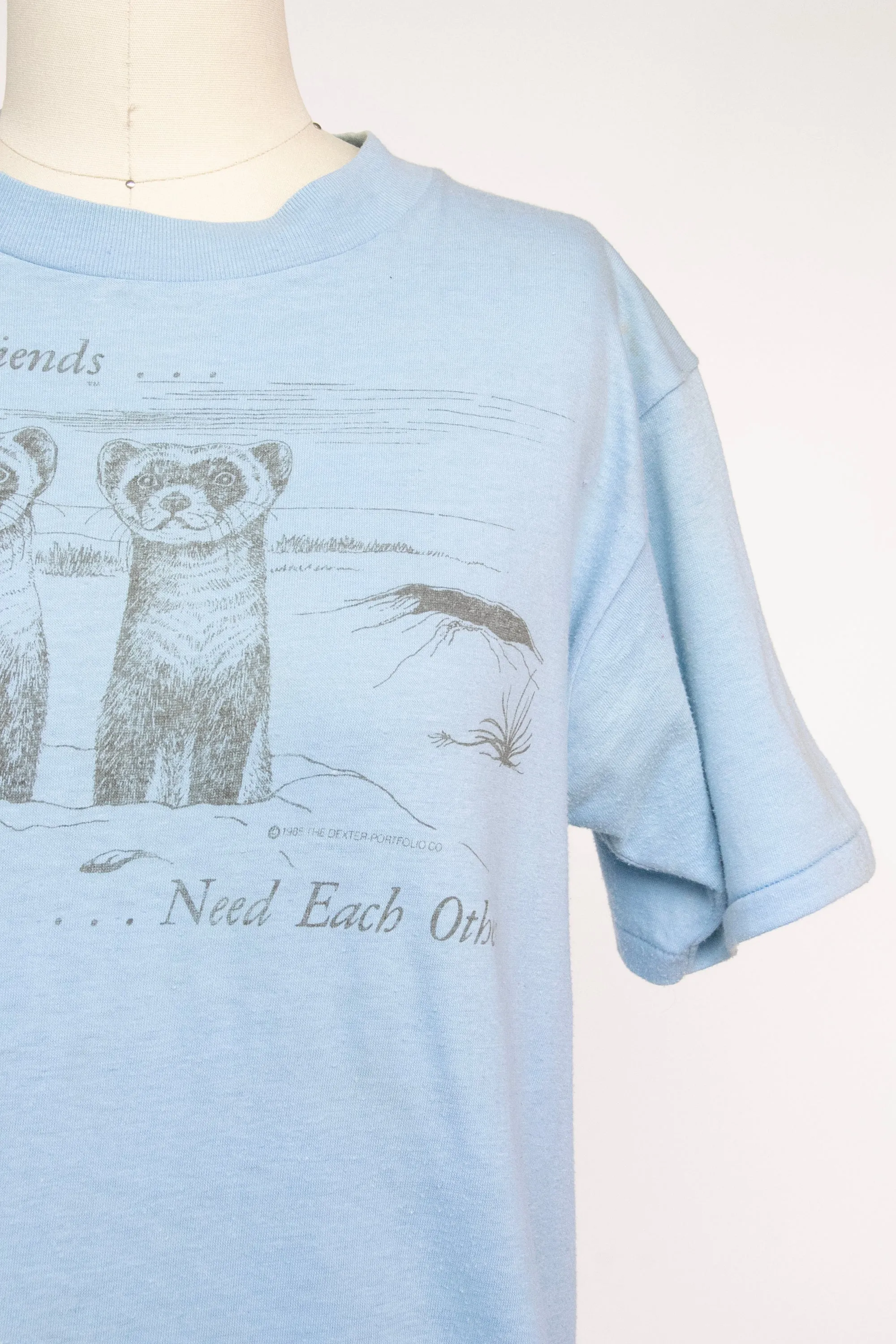 1990s T-Shirt Animal Friends M