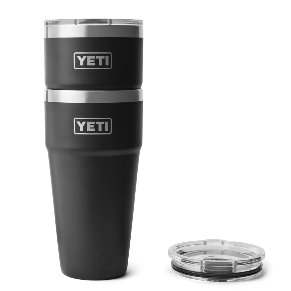 21071503718 TERMO RAMBLER 30oz STACKABLE CUP TAPA MAGNETICA NEGRO MARCA YETI