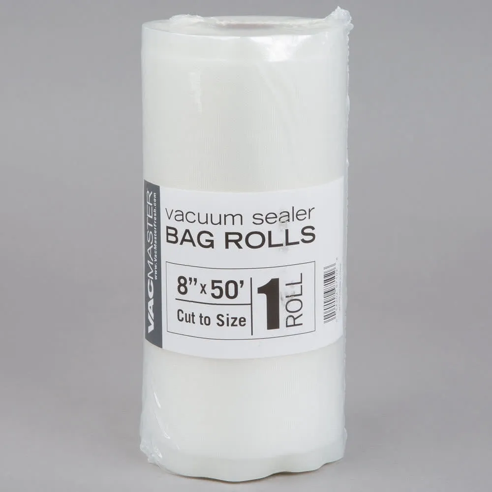 8" x 50' Full Mesh Vacuum Seal Roll - 1 Pack