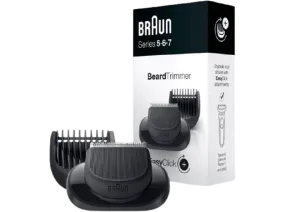 Accesorio afeitadora - Braun EasyClick, Para Series 5, 6 y 7, Cabezal, 5 Longitudes, Negro