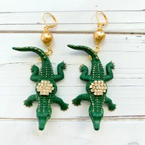 Alligator Earrings