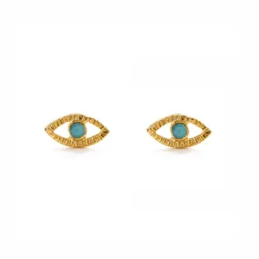 Amano Studio | Eye of Protection Studs in Turquoise