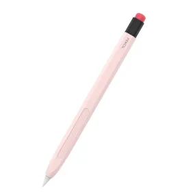 Apple Pencil 1 Gen. Silikone Blyant Cover - Lyserød