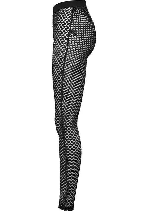 Badriyah Fishnet [Black] | LEGGINGS*