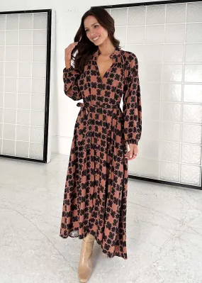 Beltrae Maxi Dress - Choc Soleil