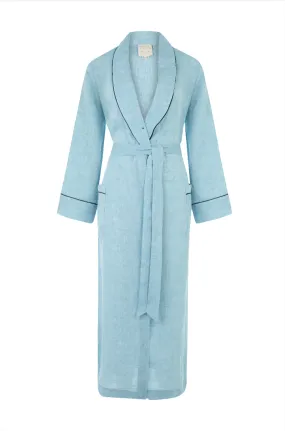 BIANCA LINEN LONG ROBE - Archive