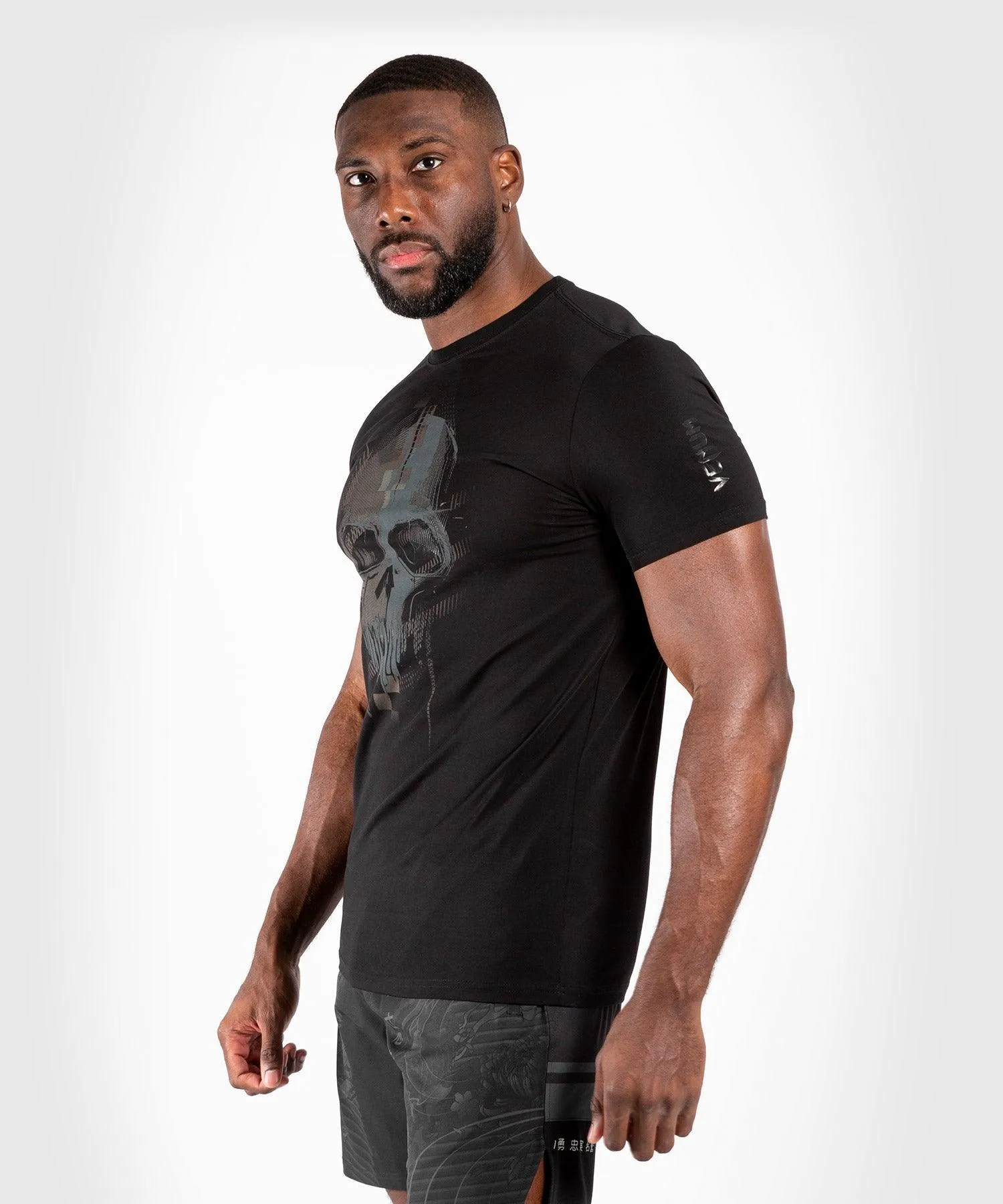 Camiseta Venum Skull - Negro/Negro