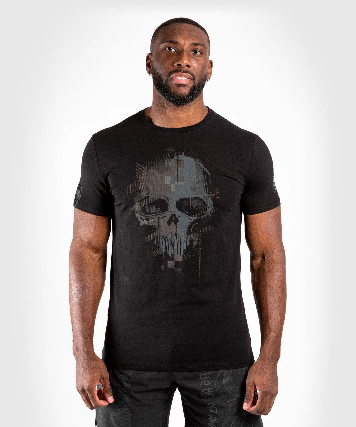 Camiseta Venum Skull - Negro/Negro