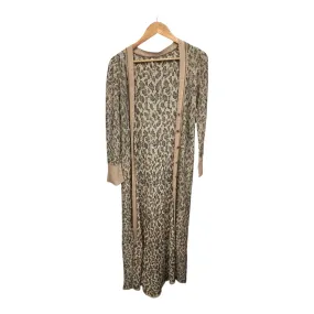 Cardigan By Free People In Animal Print, Size: S