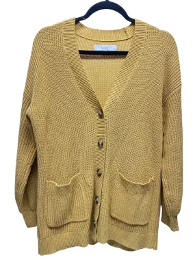 Cardigan By Loft In Yellow, Size: M