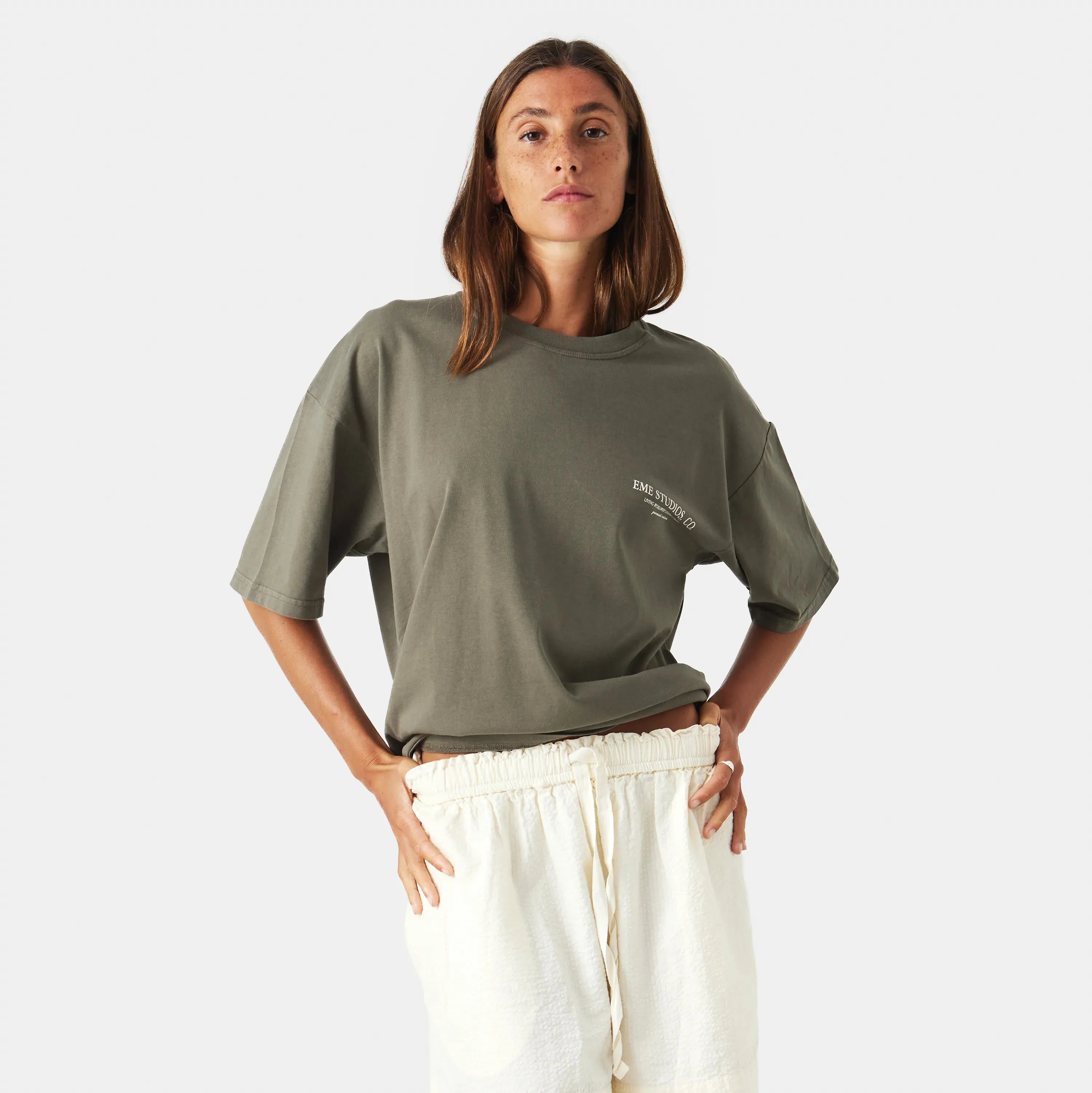 Classy Laurel Oversized Tee