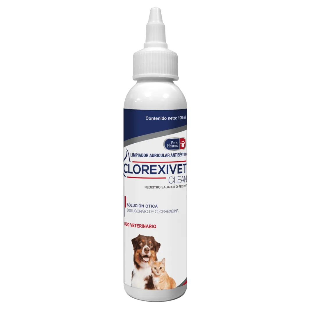 Clorexivet Clean Solución tica 100ml - Pet's Pharma