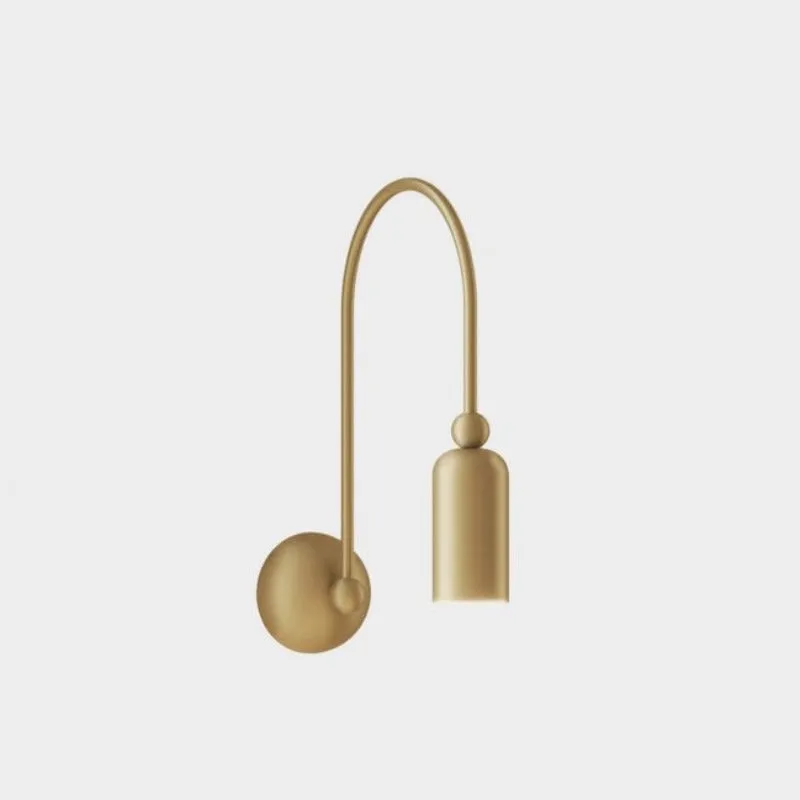 Dainty Brass Italian Wall Light