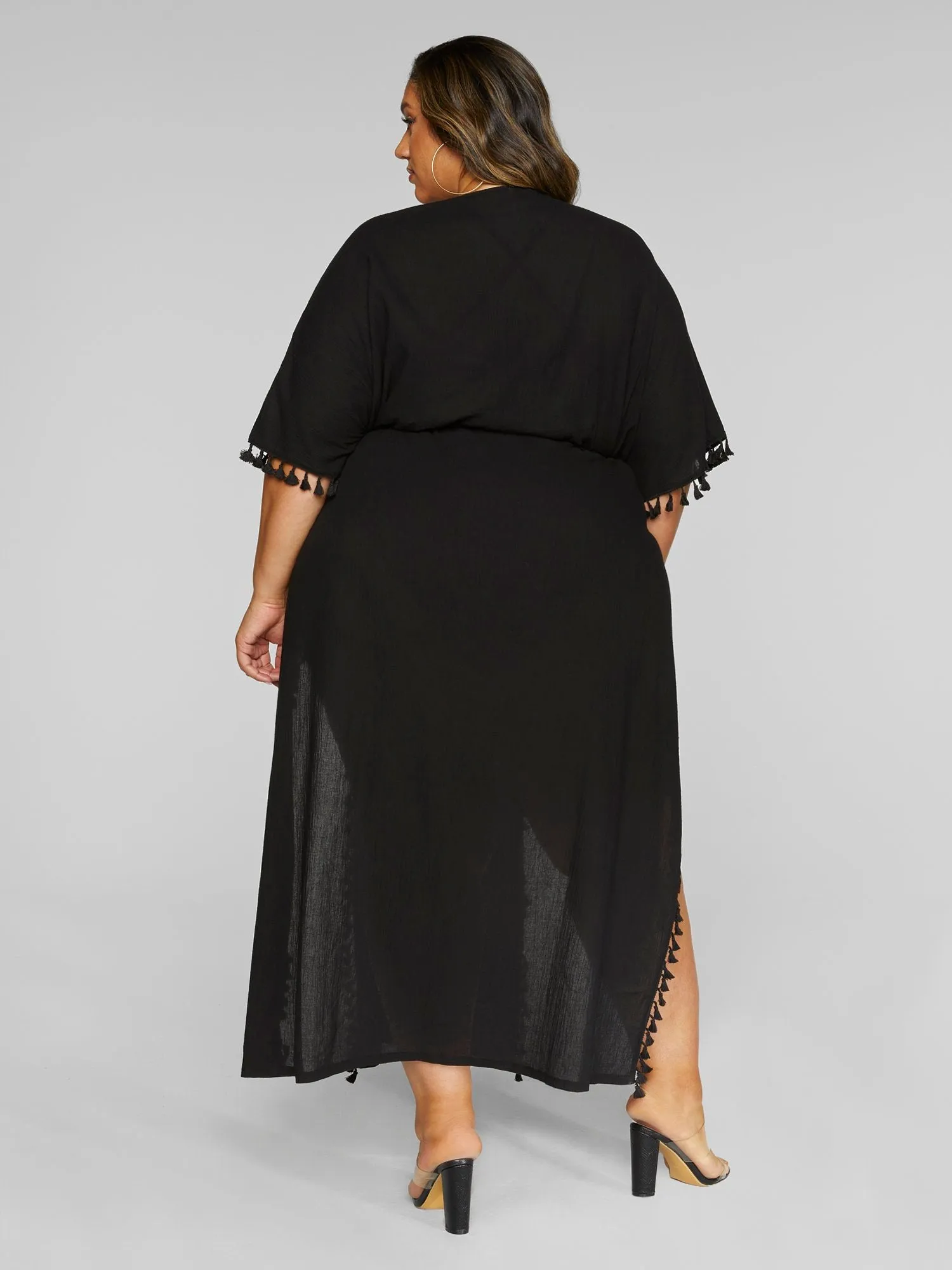 Dalina Fringe Cover-up Dress