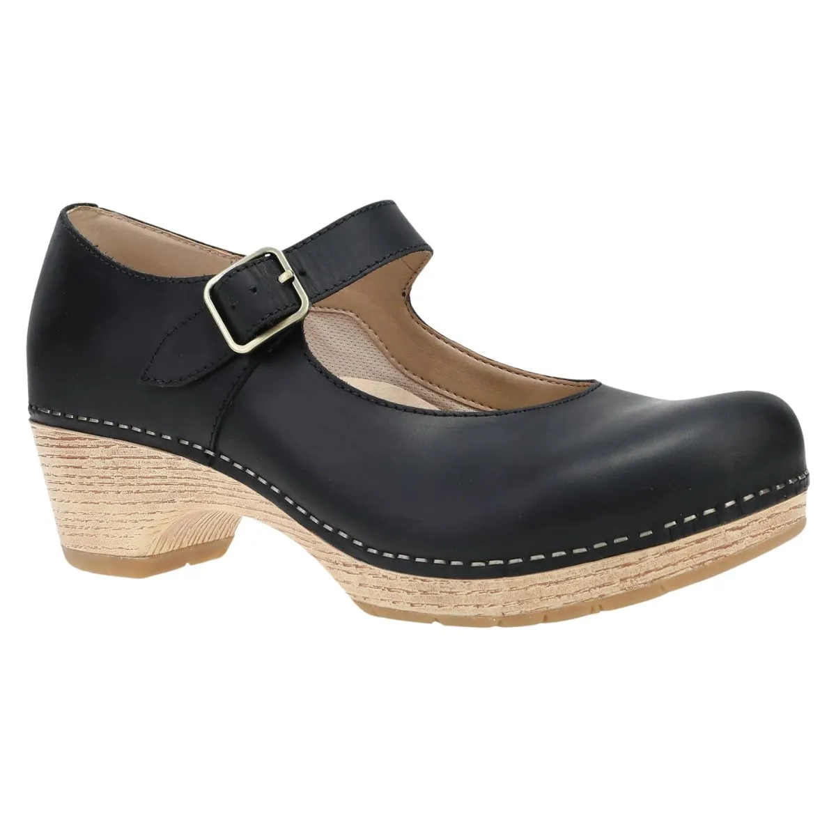 Dansko Women's Lilah Black Oiled Pull Up