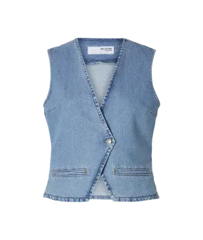 Denim Vest - Blue