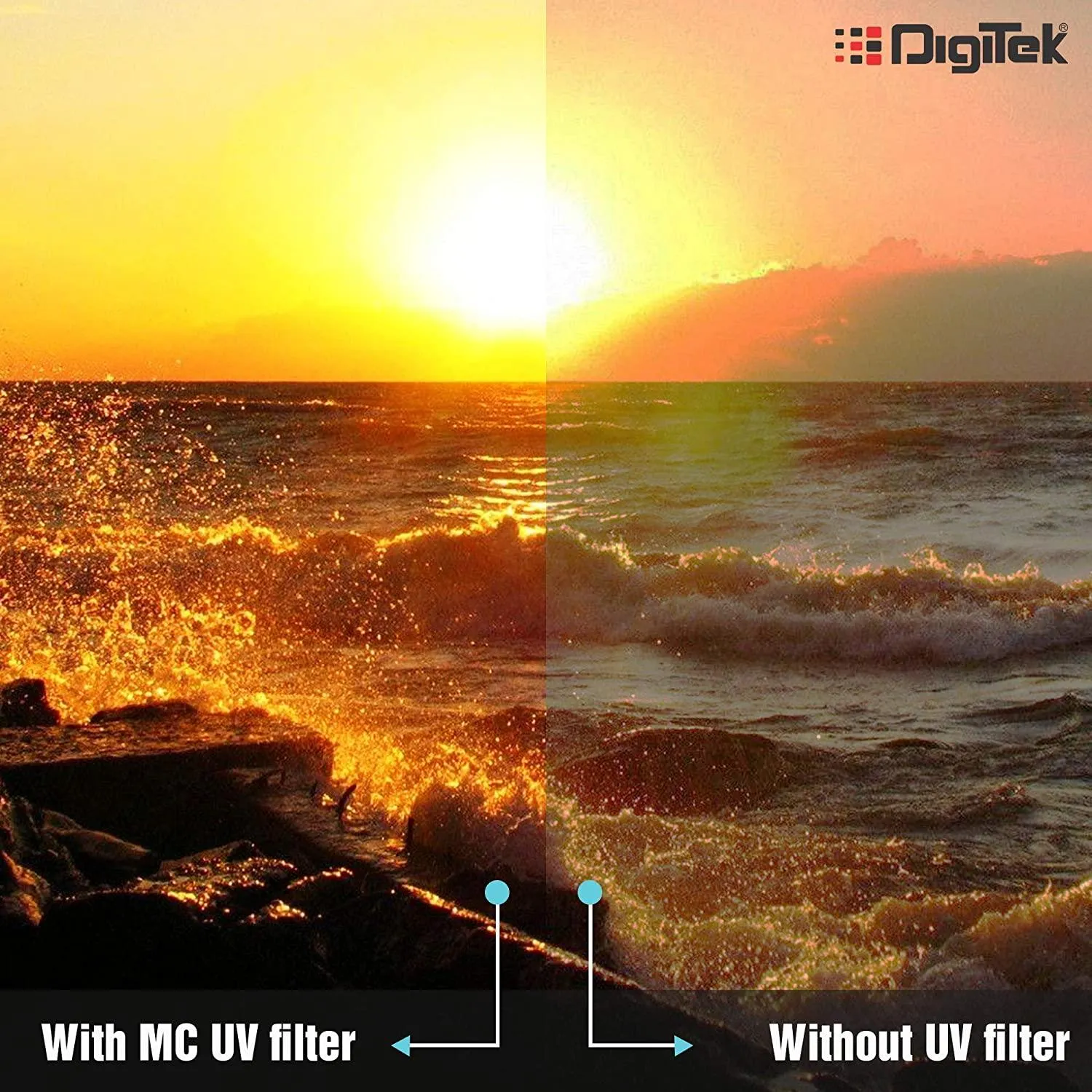 Digitek (MC UV MM) MC UV Filter with 16 Multi-Coated Layers for DSLR Camera Lens Protection from UV Rays, Dust & Scratches