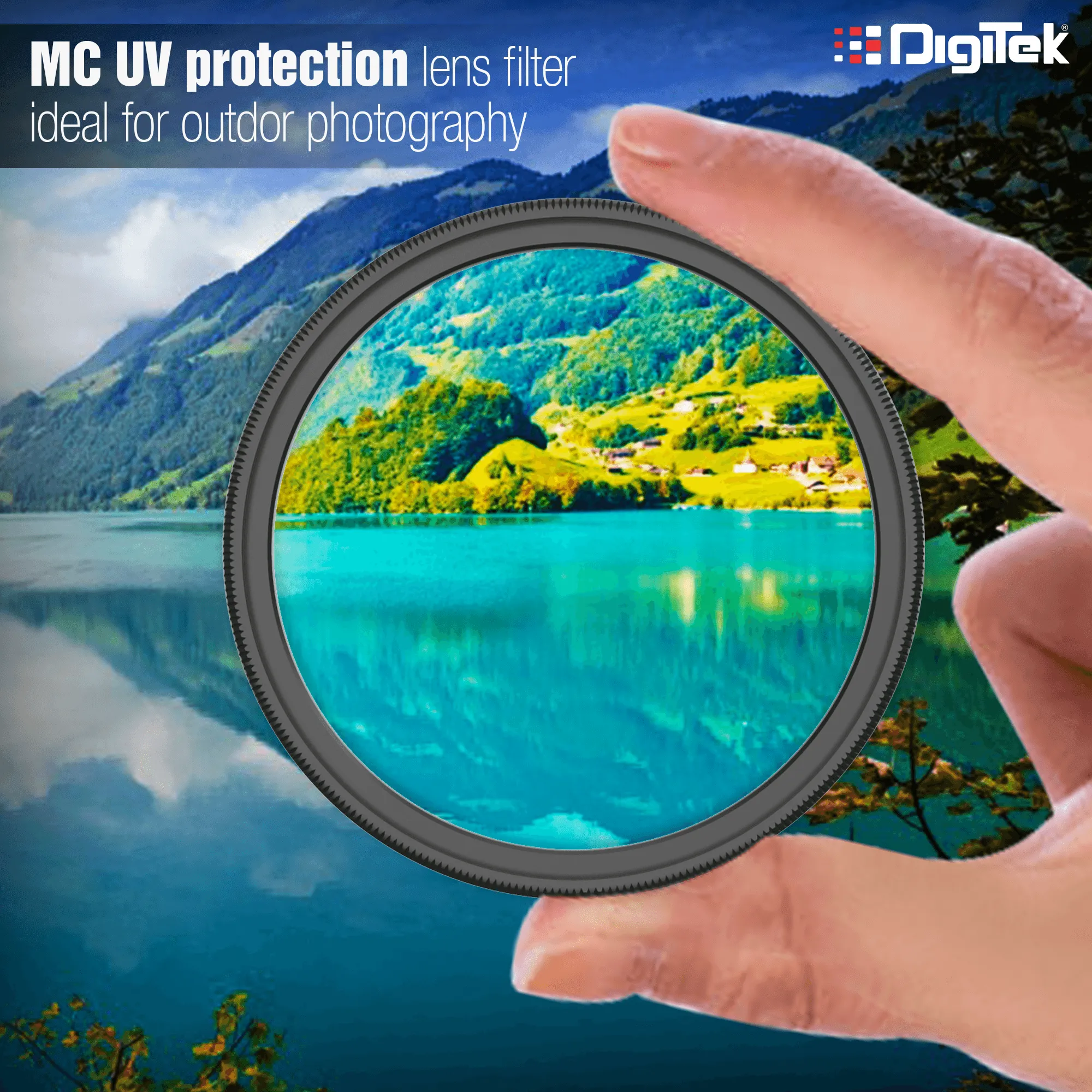 Digitek (MC UV MM) MC UV Filter with 16 Multi-Coated Layers for DSLR Camera Lens Protection from UV Rays, Dust & Scratches