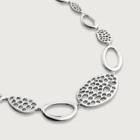 Disc Lattice Link Necklace