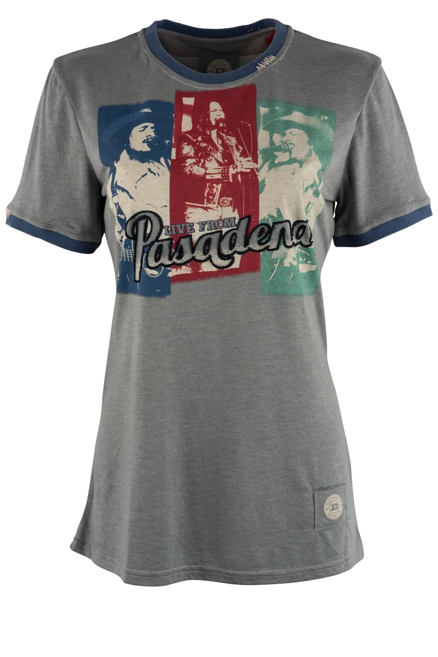 Double D Ranch Blue Live from Pasadena Tee