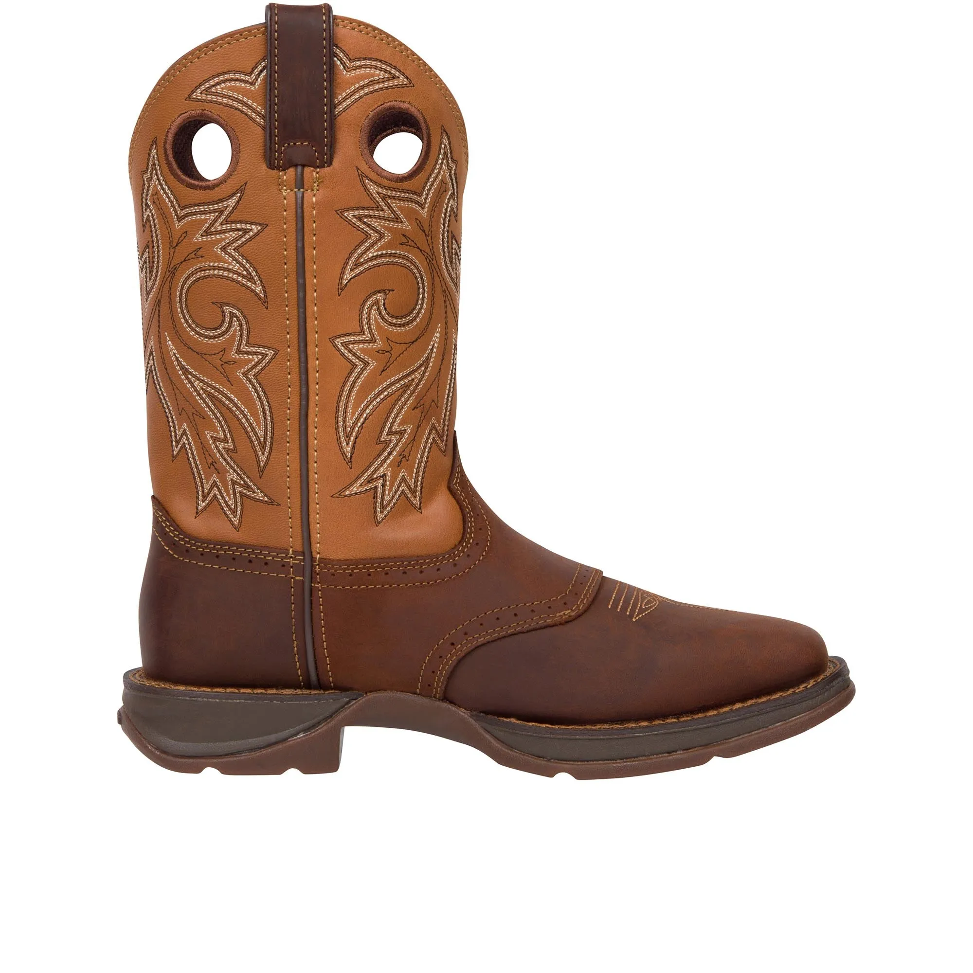 Durango Rebel Western Boot Soft Toe Brown Tan Saddle