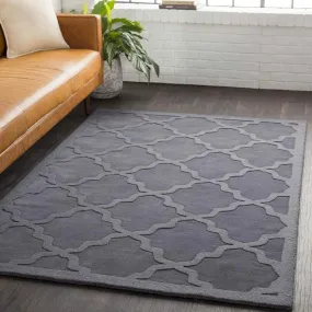 Ermont Solid and Border Area Rug Carpet for Living Room Bedroom or Kitchen