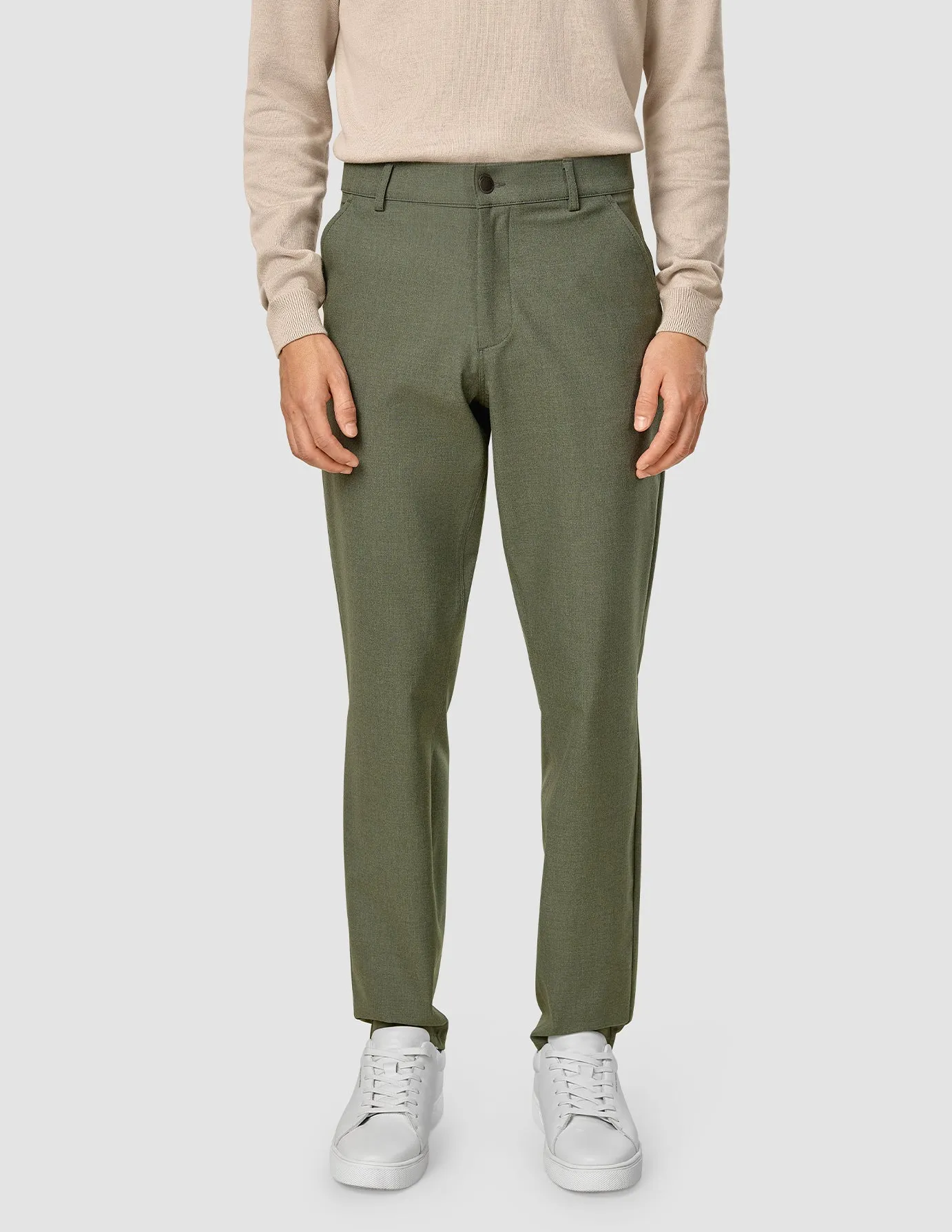 Essential Pants Regular Nightfall Green Melange