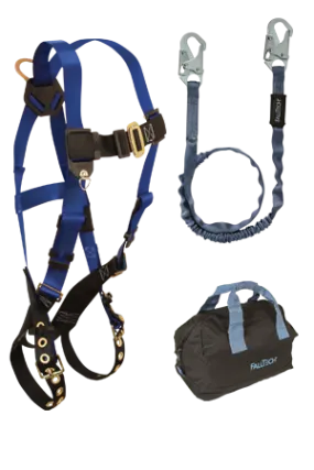 FallTech KIT162596P Carry Kit - Back D-ring, Tongue Buckles, 6' Internal Lanyard and Gear Bag