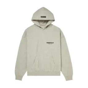 Fear Of God Essentials Pull-Over Hoodie Core 'Dark Oatmeal' 2.0