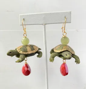 Glam Turtle Earrings