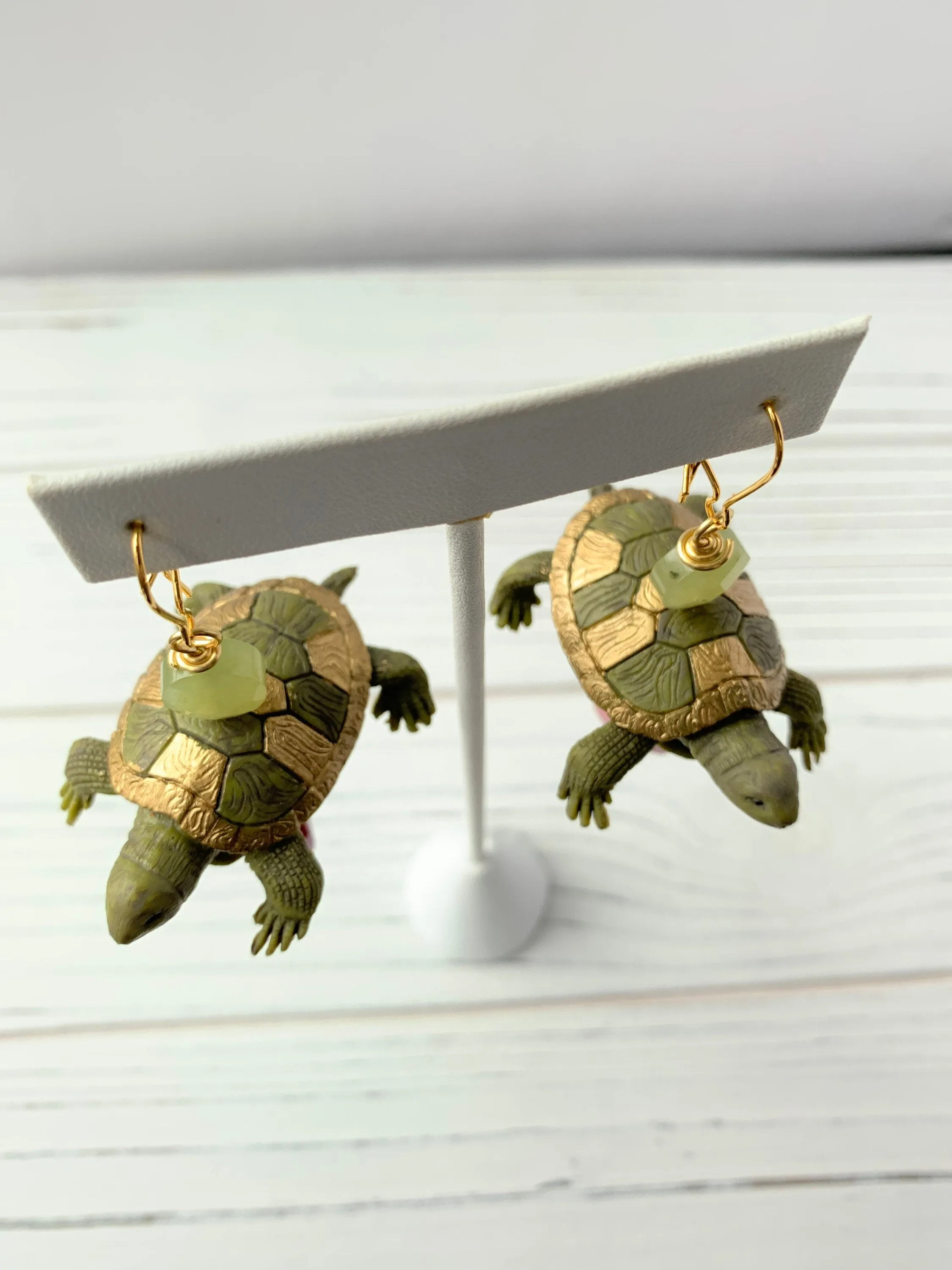 Glam Turtle Earrings