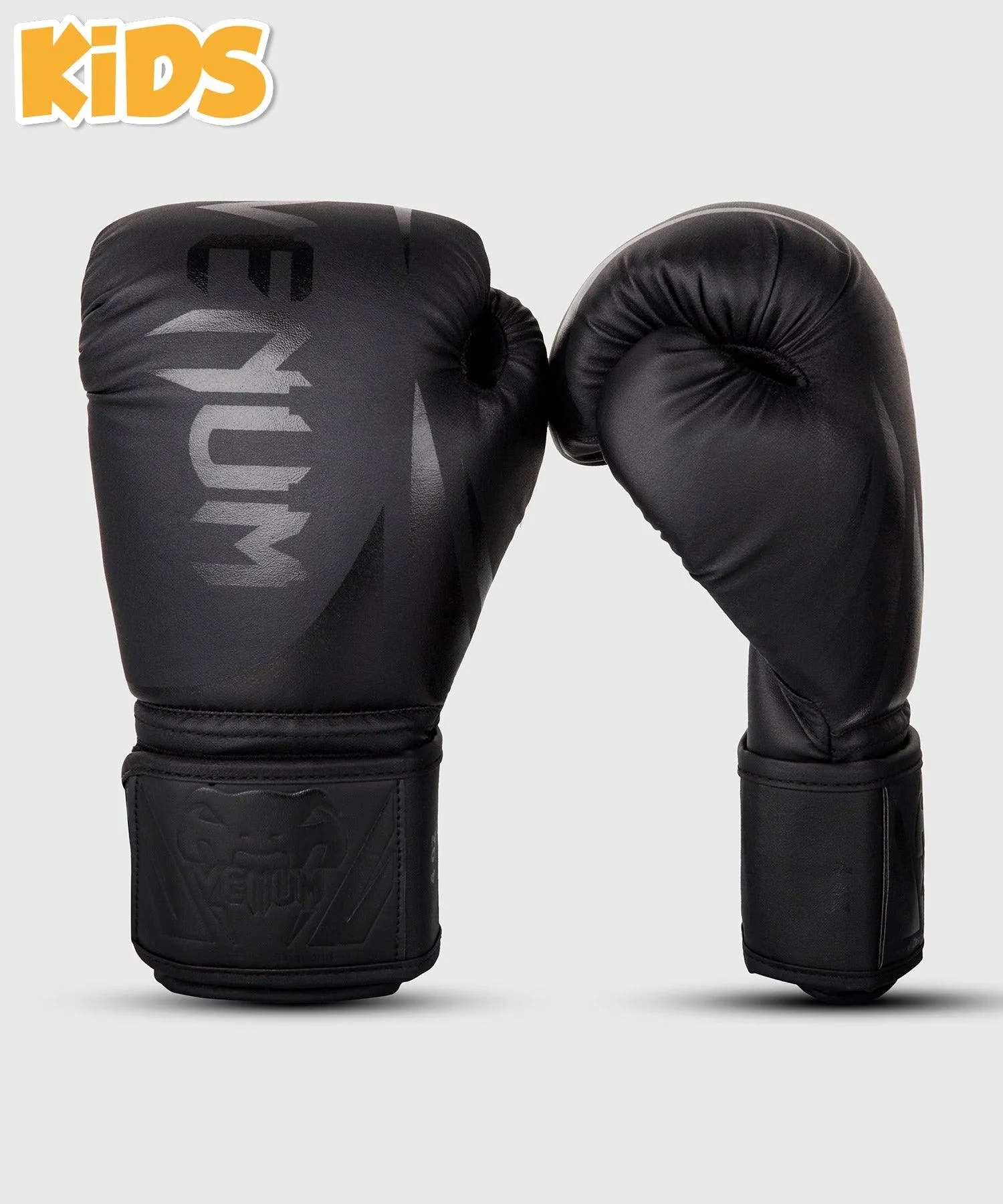 Guantes de boxeo infantiles Venum Challenger 2.0 - Negro/negro