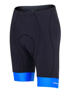 Herren Fahrradhose Kurze Comfort Line Schwarz-Blau Setprodukt