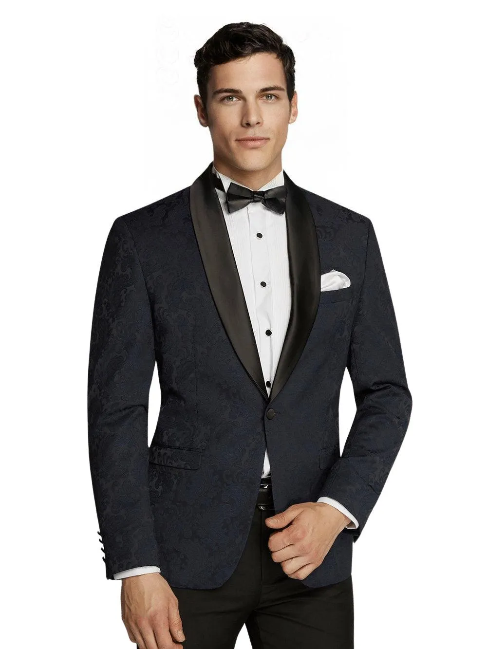 Jackson Navy Paisley Tuxedo