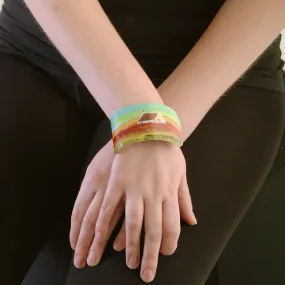 Jane Glue "Wild Flower Field" Cuff Bangle