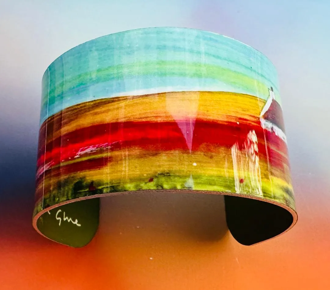 Jane Glue "Wild Flower Field" Cuff Bangle