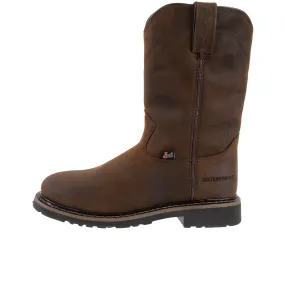 Justin Drywall 10 Inch Soft Toe Whiskey Brown