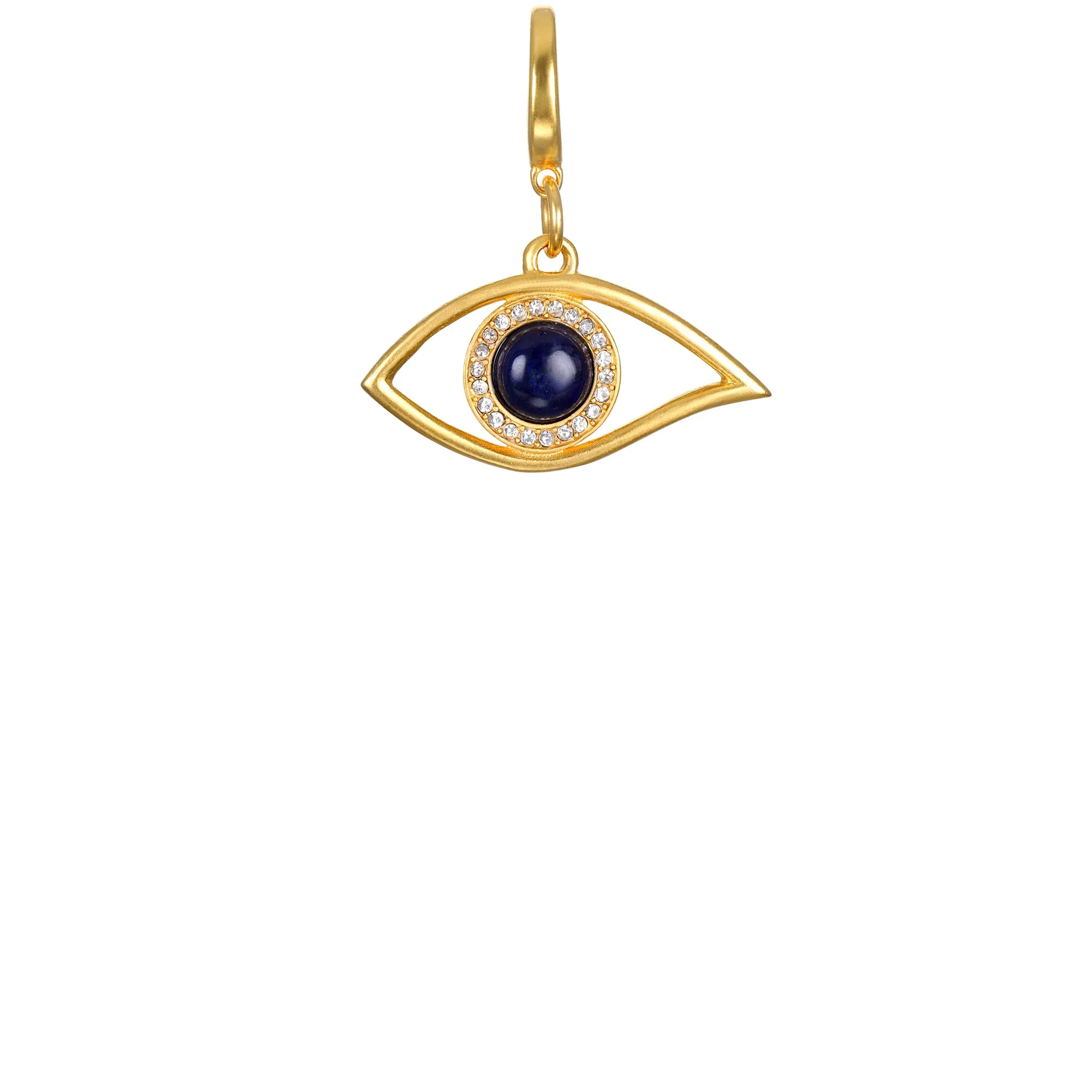 Lapis Evil Eye Clip-On Charm