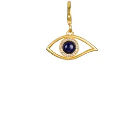 Lapis Evil Eye Clip-On Charm