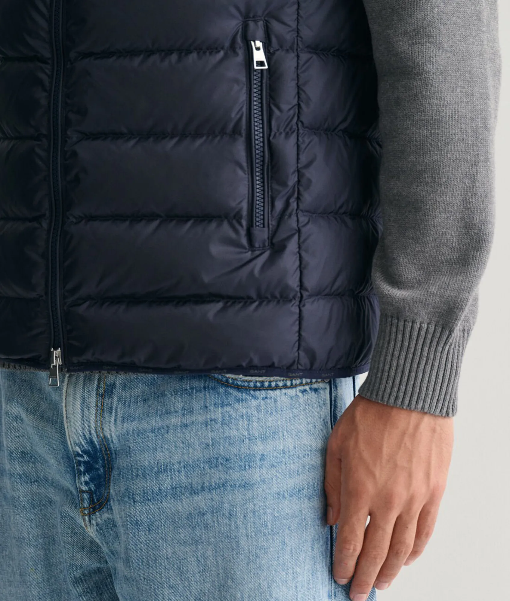 Light Down Gilet - Navy