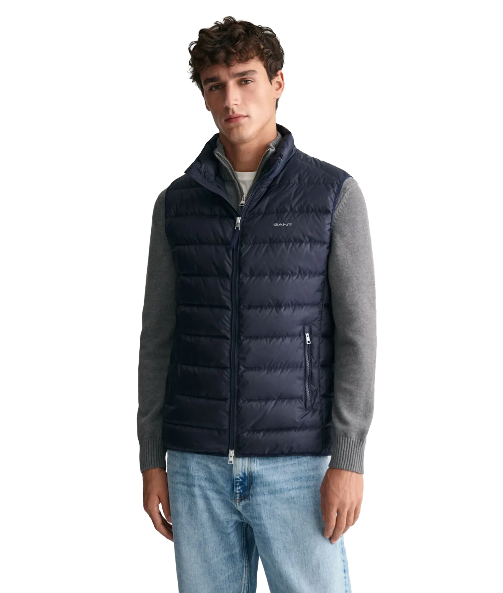 Light Down Gilet - Navy