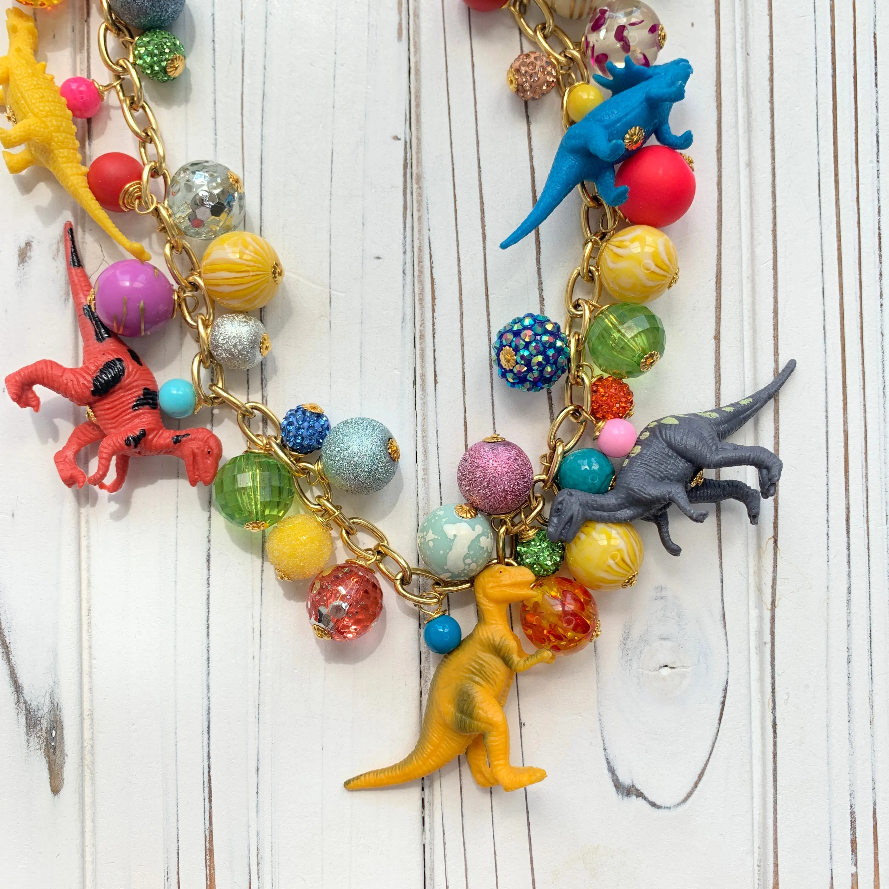 Long Iconic Dinosaur Necklace