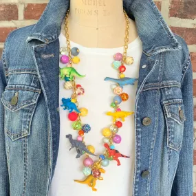 Long Iconic Dinosaur Necklace