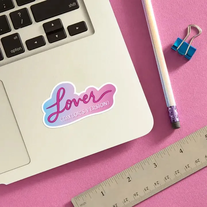 Lover (Taylor's Version) Vinyl Sticker by The Found