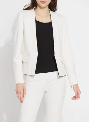 Lucia Collarless Ponte Blazer