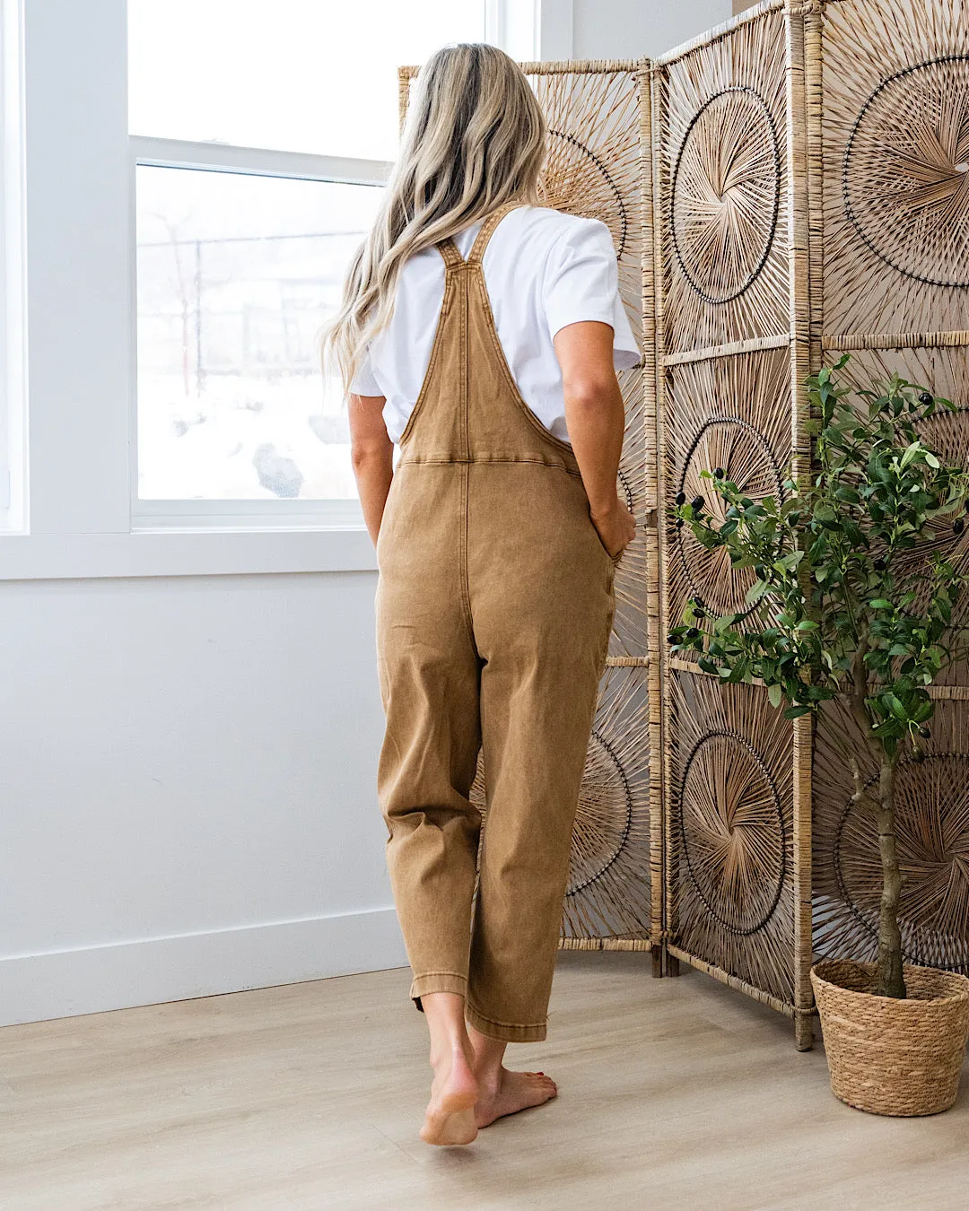 Lucinda Overalls - Deep Camel