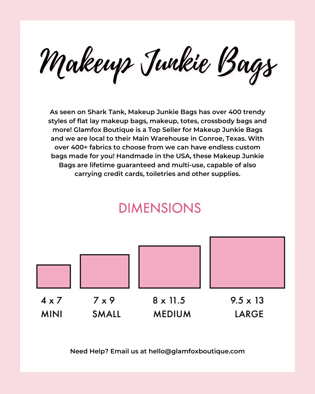 Makeup Junkie Bags - Football Helmets Flat Lay Mini [Ready to Ship]