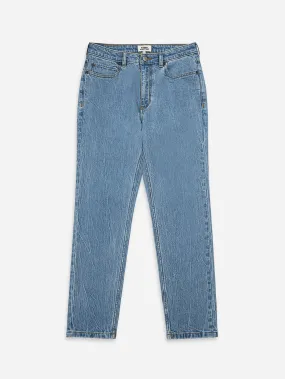 Mid Rise Indigo Cigarette Jeans