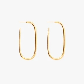 Mimi Et Toi Avelaine Gold Hoop Earrings