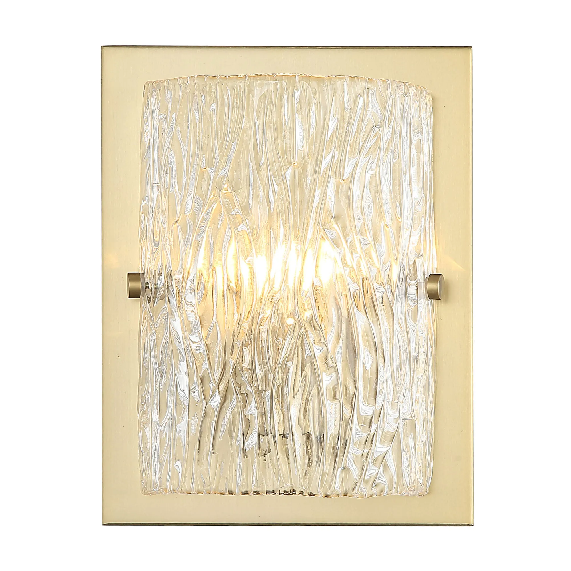 Morgan 376W01SB 1-Light Wall Sconce - Satin Brass